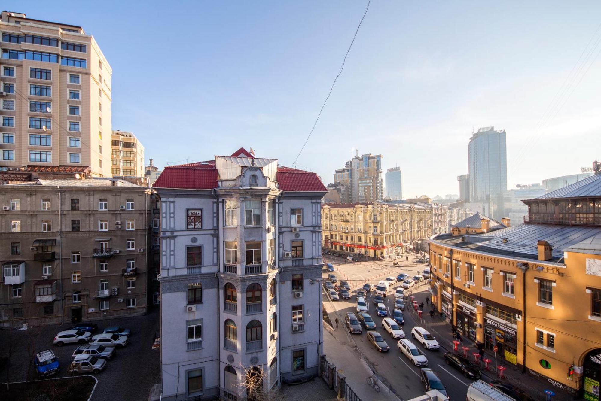 Apartments Near Parus Business Centre Kiew Exterior foto